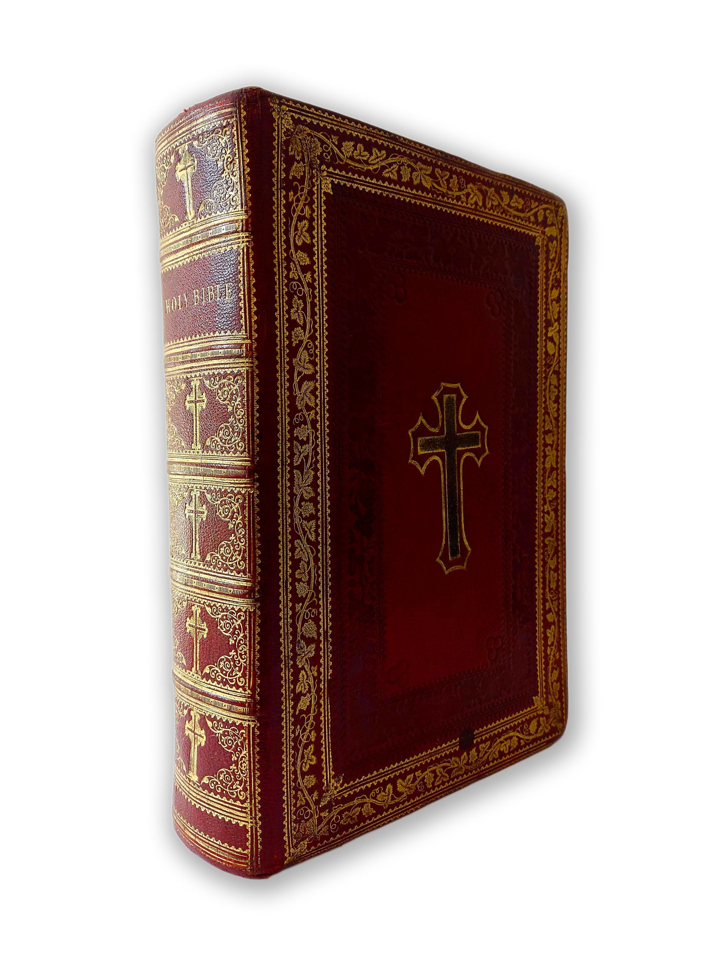 Pub. 1844 - Holy Bible - DOUAY Version of the Old & New Testament by Edward Dunigan, New York