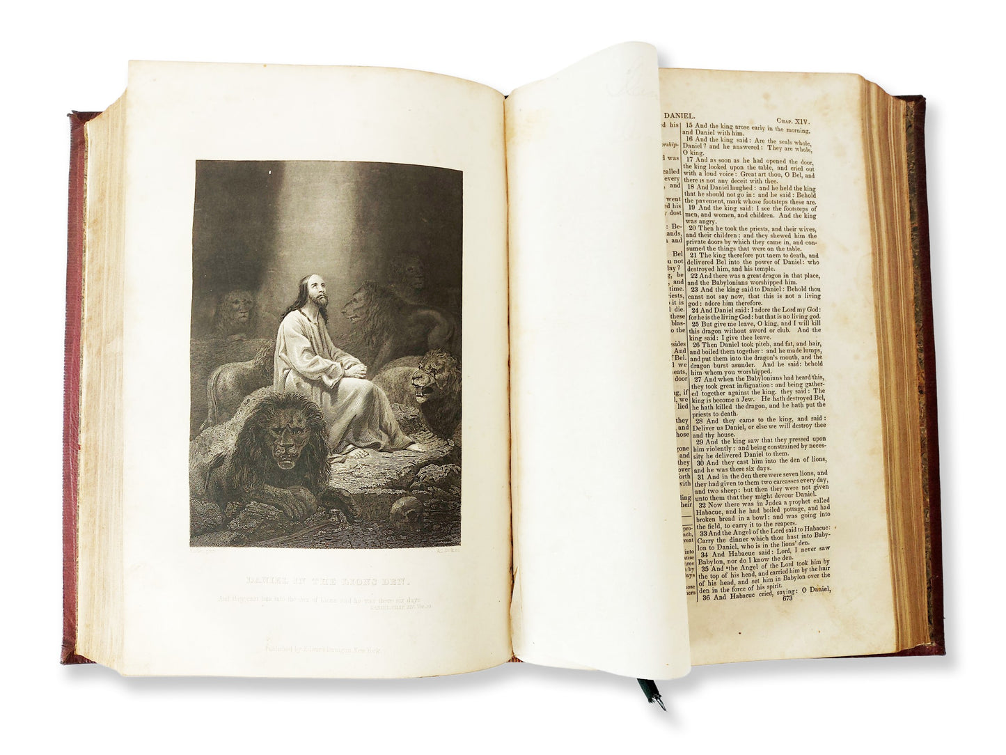 Pub. 1844 - Holy Bible - DOUAY Version of the Old & New Testament by Edward Dunigan, New York