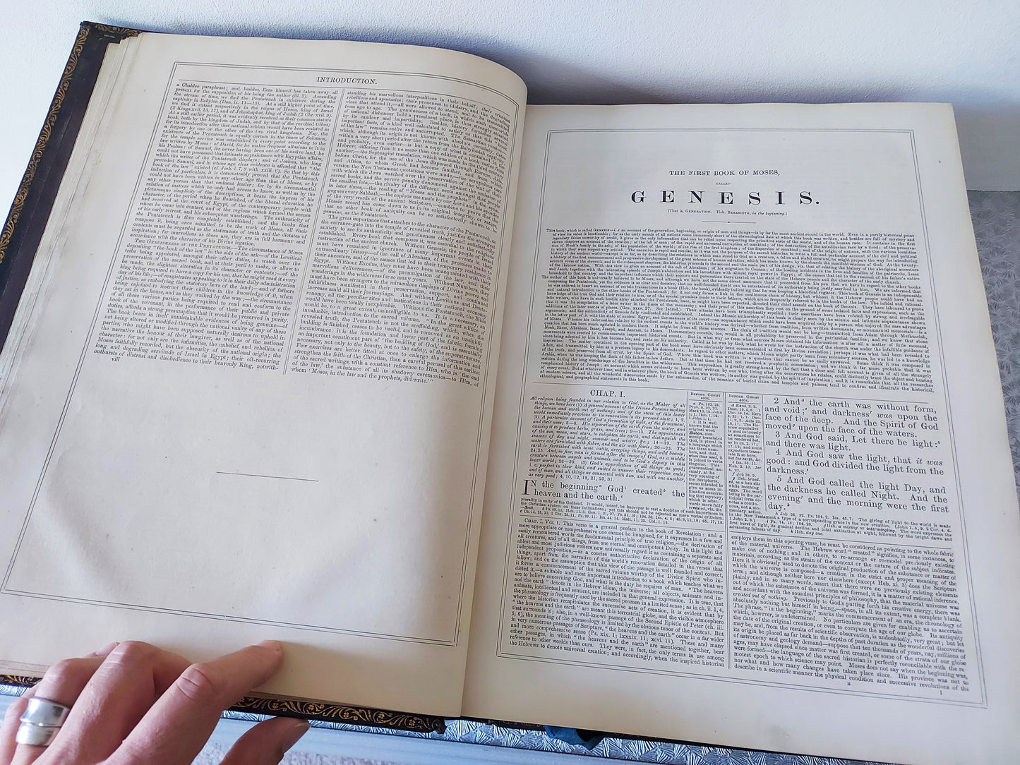 Pub. c.1860 - Holy Bible - A Practical and Explanatory Commentary on The Old and New Testament by Rev. Robert Jamieson - Illustrated - Notable Provenance - from The Royal Family