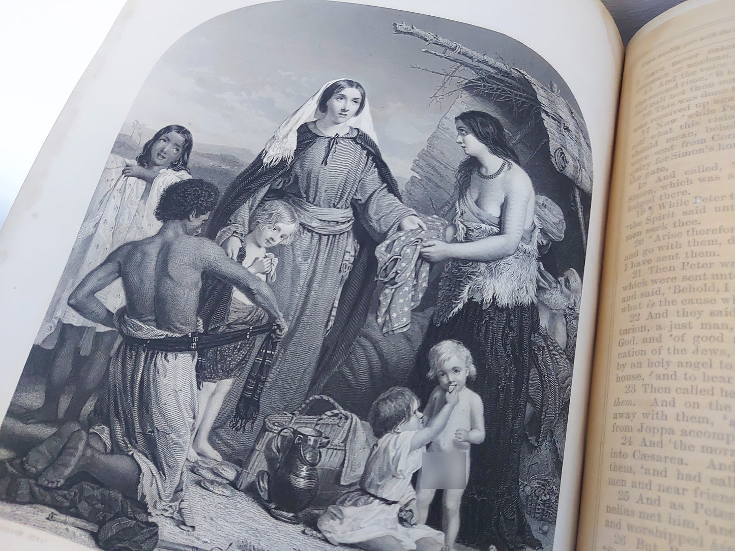 Pub. c.1860 - Holy Bible - A Practical and Explanatory Commentary on The Old and New Testament by Rev. Robert Jamieson - Illustrated - Notable Provenance - from The Royal Family